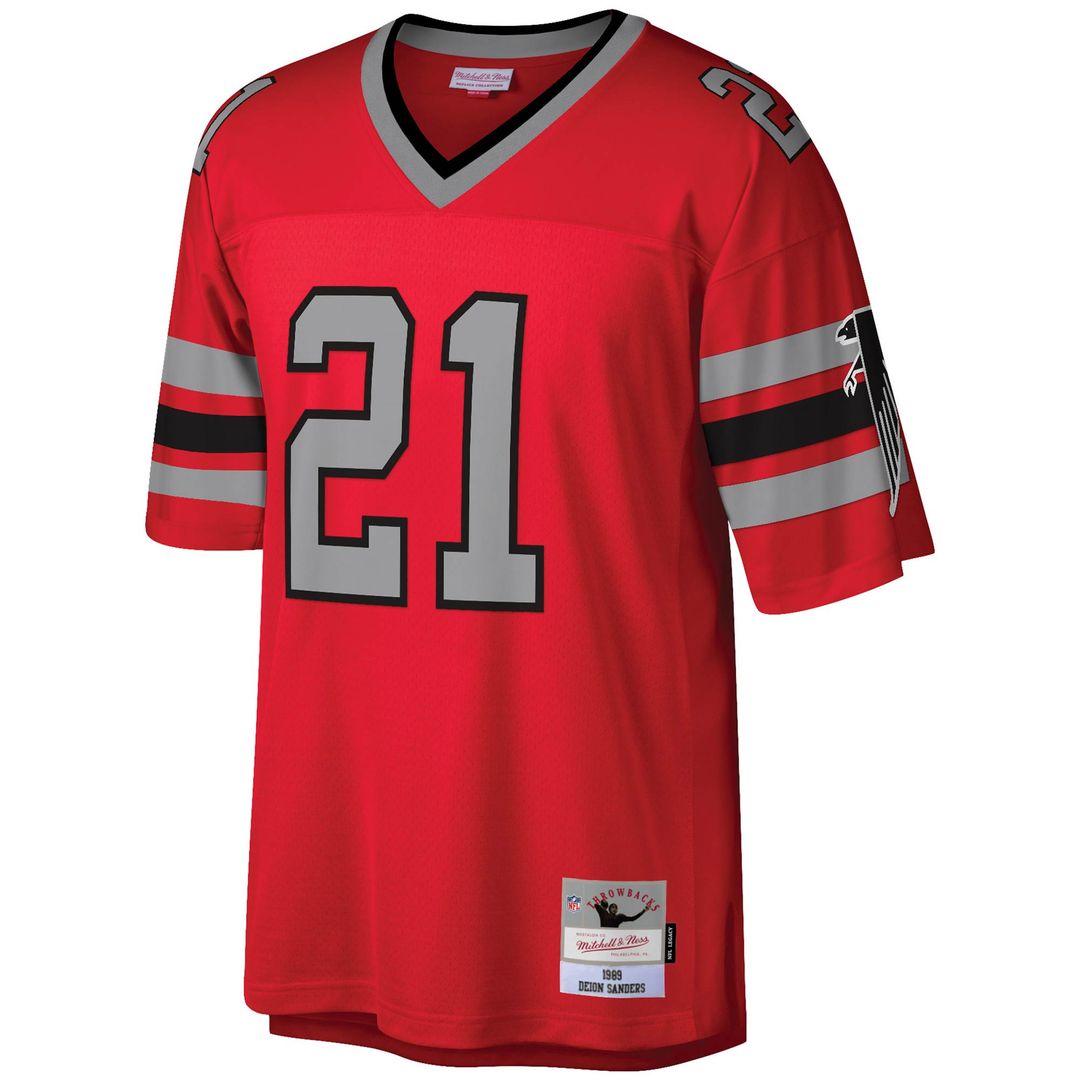 Deion Sanders Atlanta Falcons Mitchell & Ness Legacy Replica Jersey - White