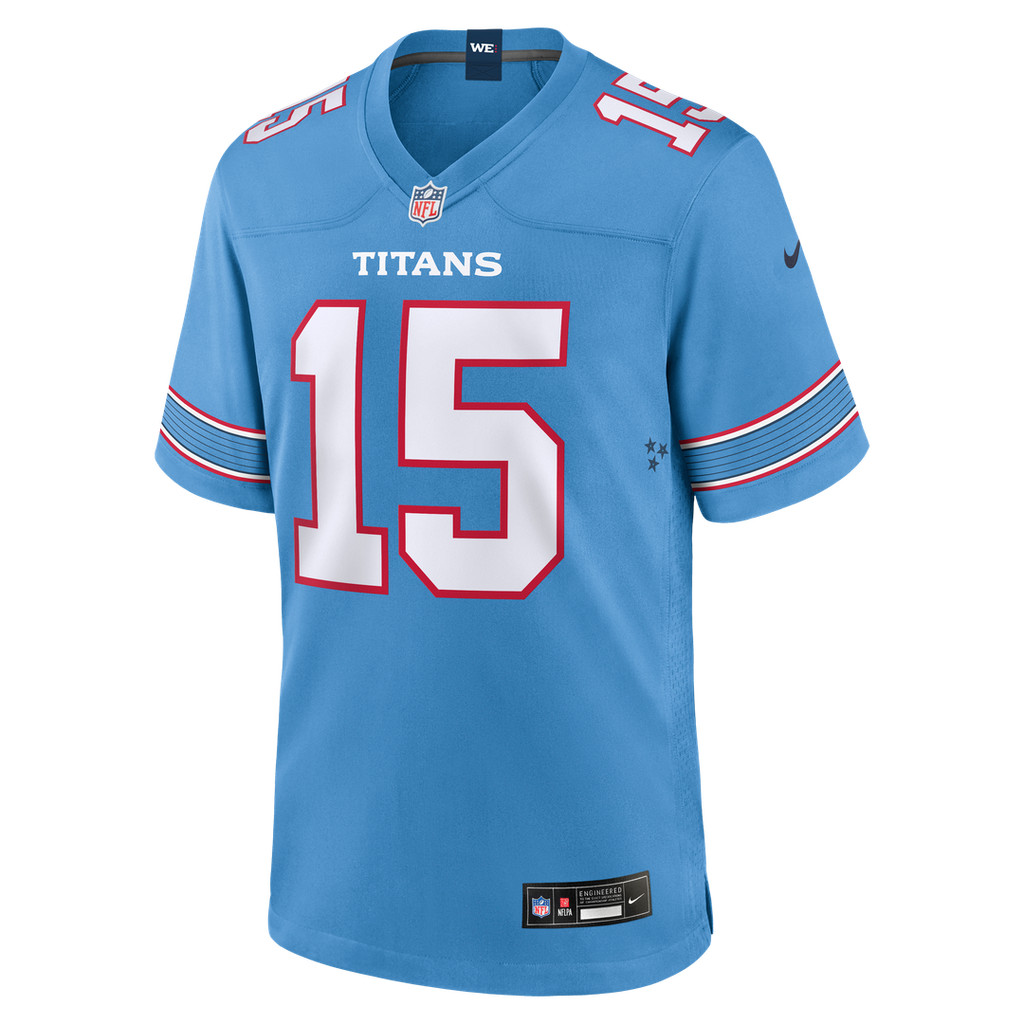 Keldric Faulk Tennessee Titans Nike Team Game Jersey - Light Blue
