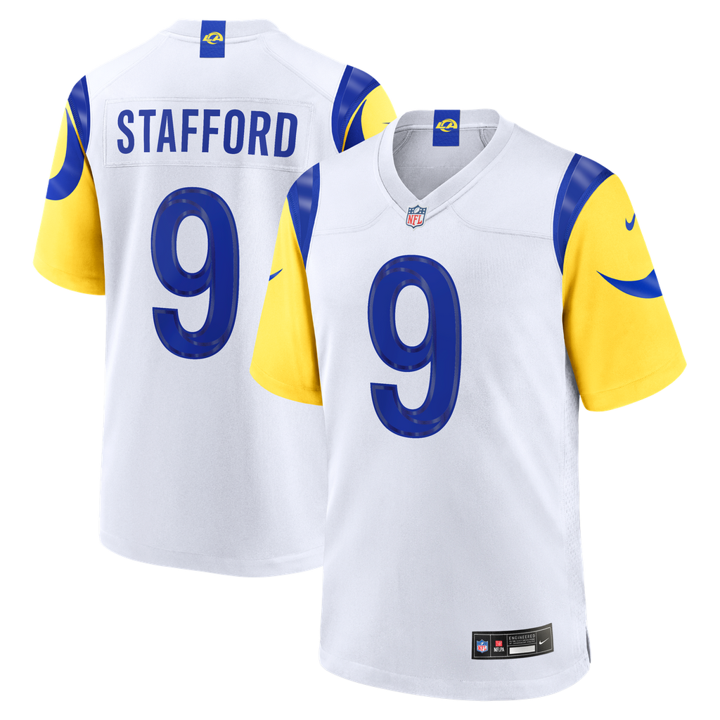Matthew Stafford Los Angeles Rams Nike White Game Player Jersey - White