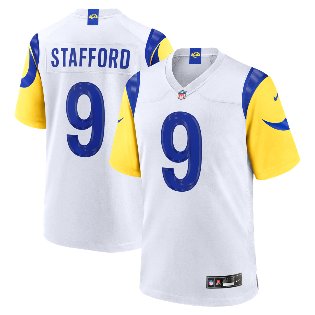 Matthew Stafford Los Angeles Rams Nike White Game Player Jersey - White