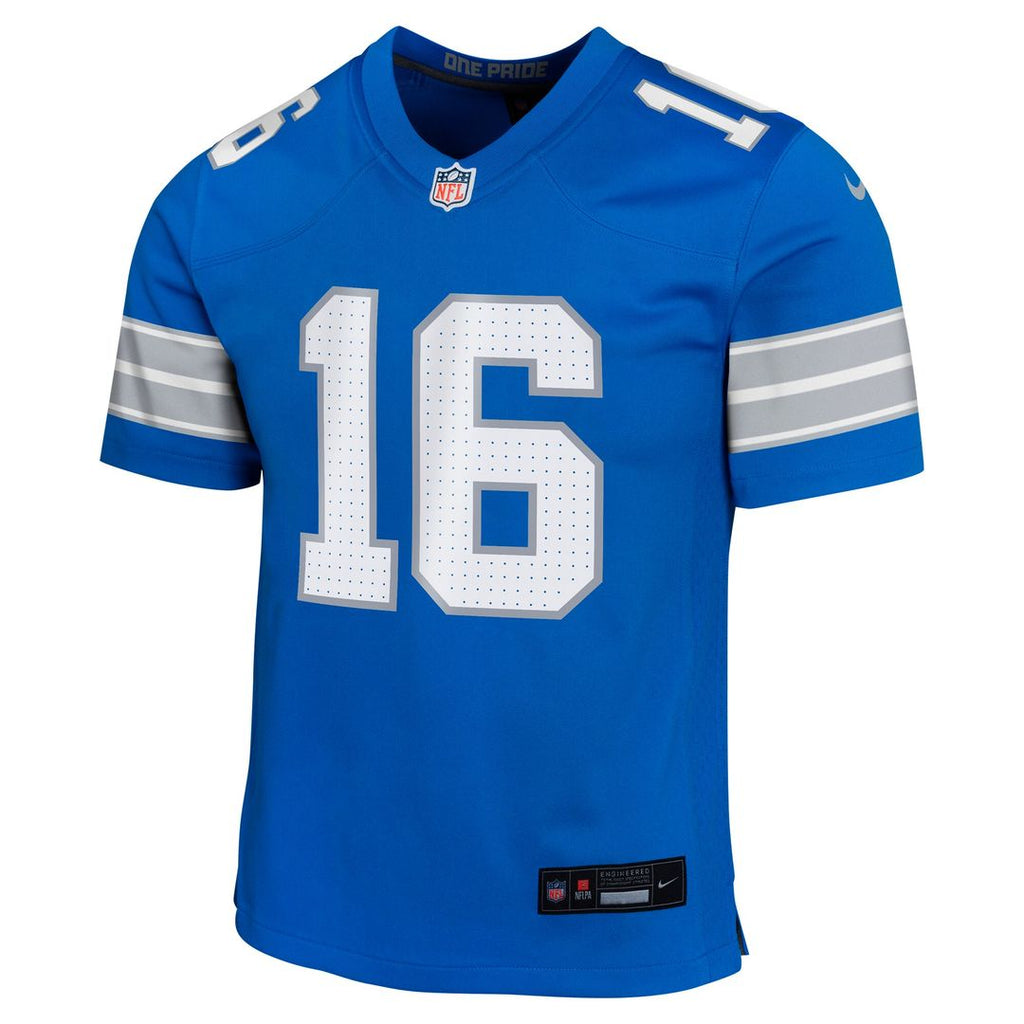 Jared Goff Detroit Lions Nike Youth Game Jersey - Blue