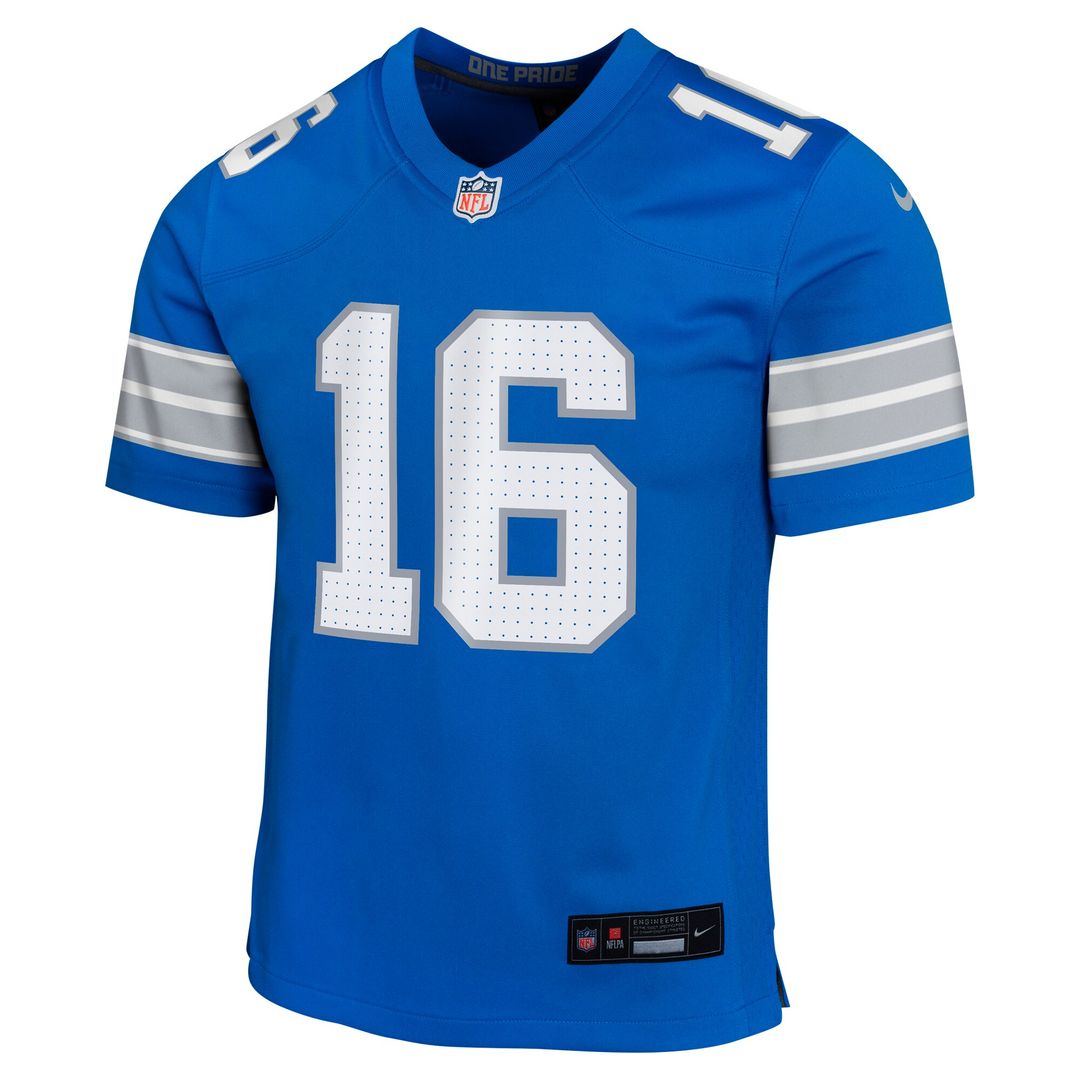 Jared Goff Detroit Lions Nike Youth Game Jersey - Blue