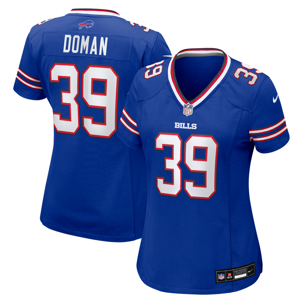 Tommy Doman Buffalo Bills Nike Women's Team Game Jersey -  Royal