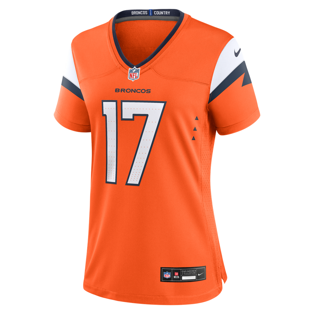 Jaylen Waddle Denver Broncos Nike Women's Game Jersey - Orange