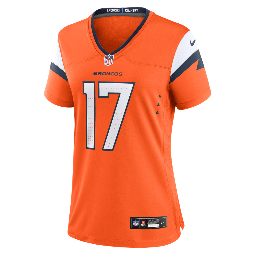 Jaylen Waddle Denver Broncos Nike Women's Game Jersey - Orange