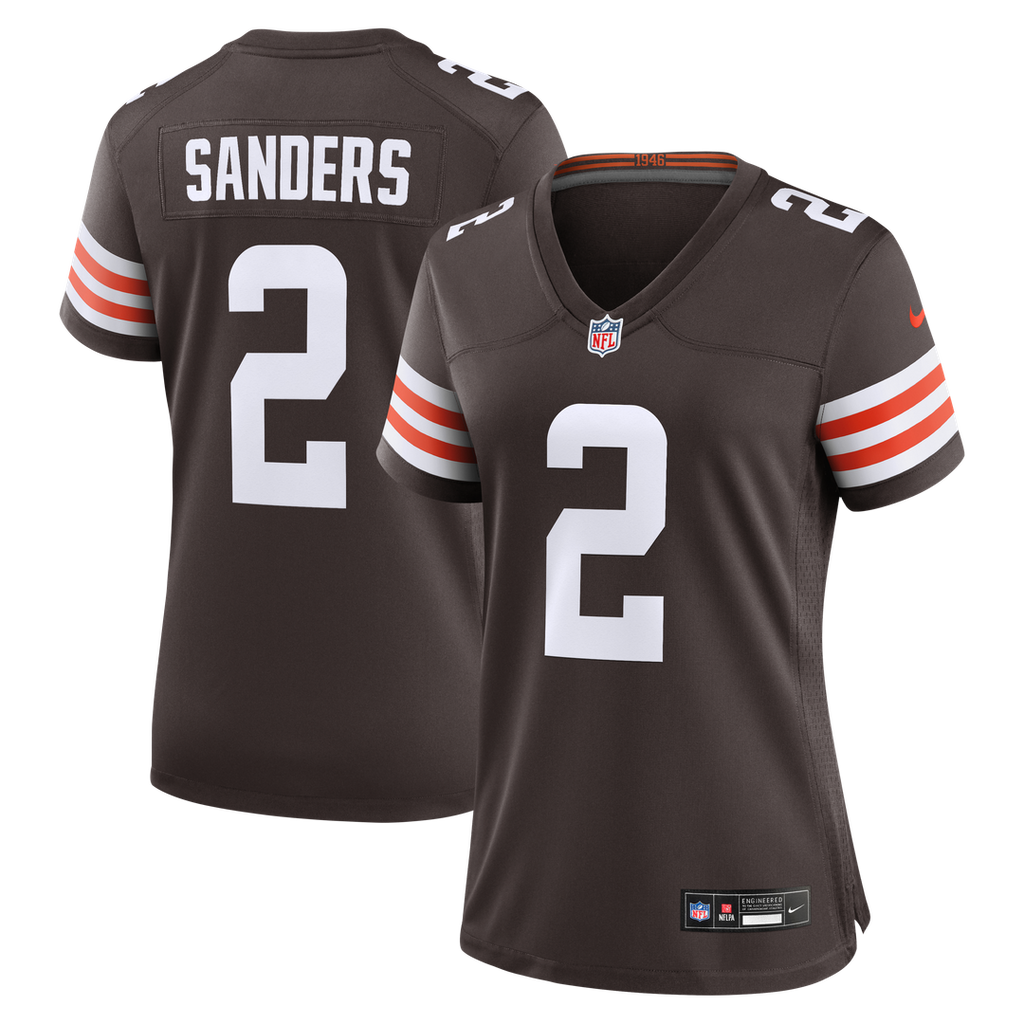 Shedeur Sanders Cleveland Browns Nike Women's Team Game Jersey -  Brown