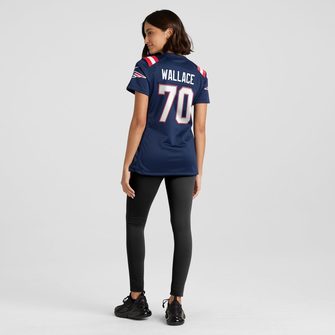 Caedan Wallace New England Patriots Nike Women's Game Jersey - Navy