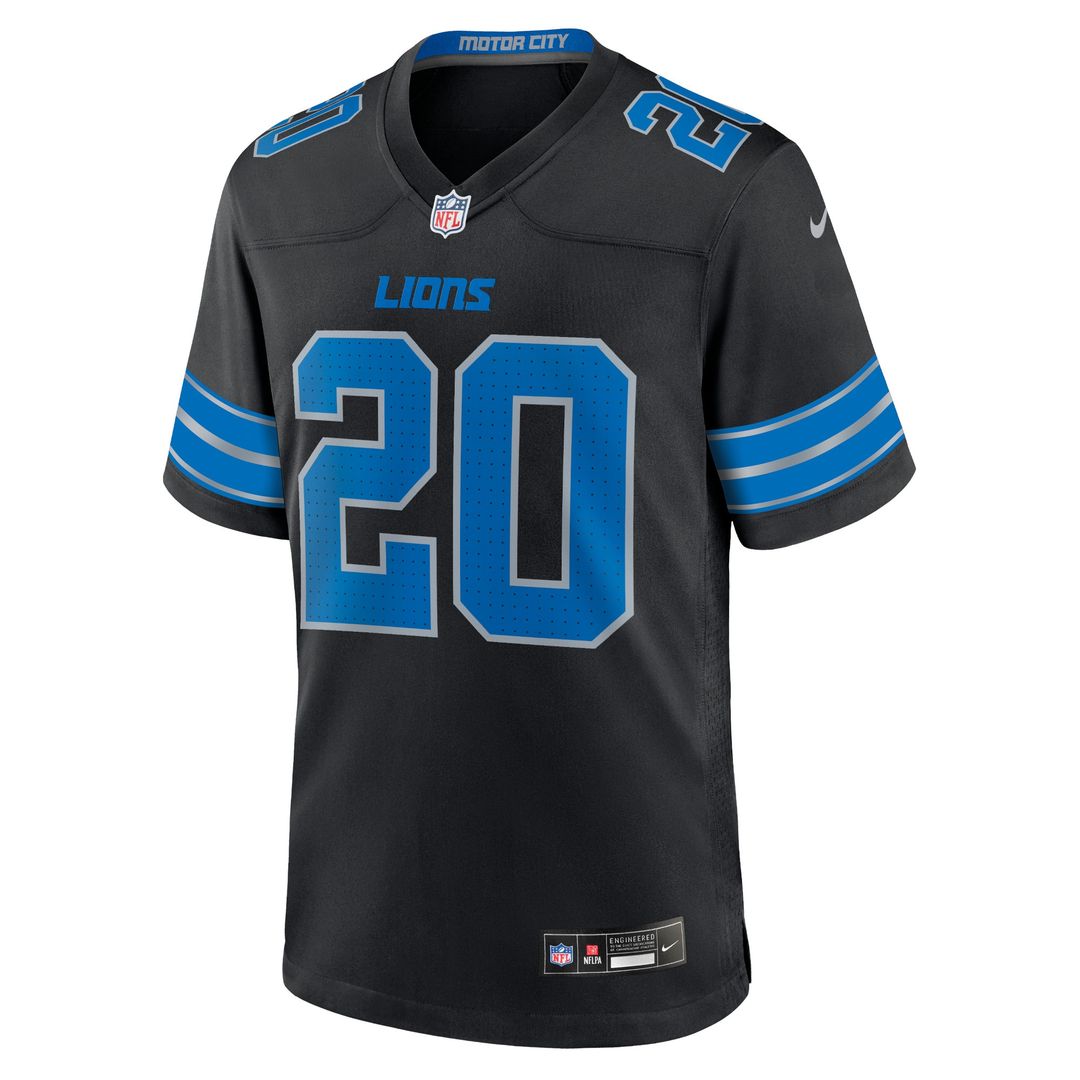 Barry Sanders Detroit Lions Nike 2nd Alternate Retired Player Game Jersey - Black