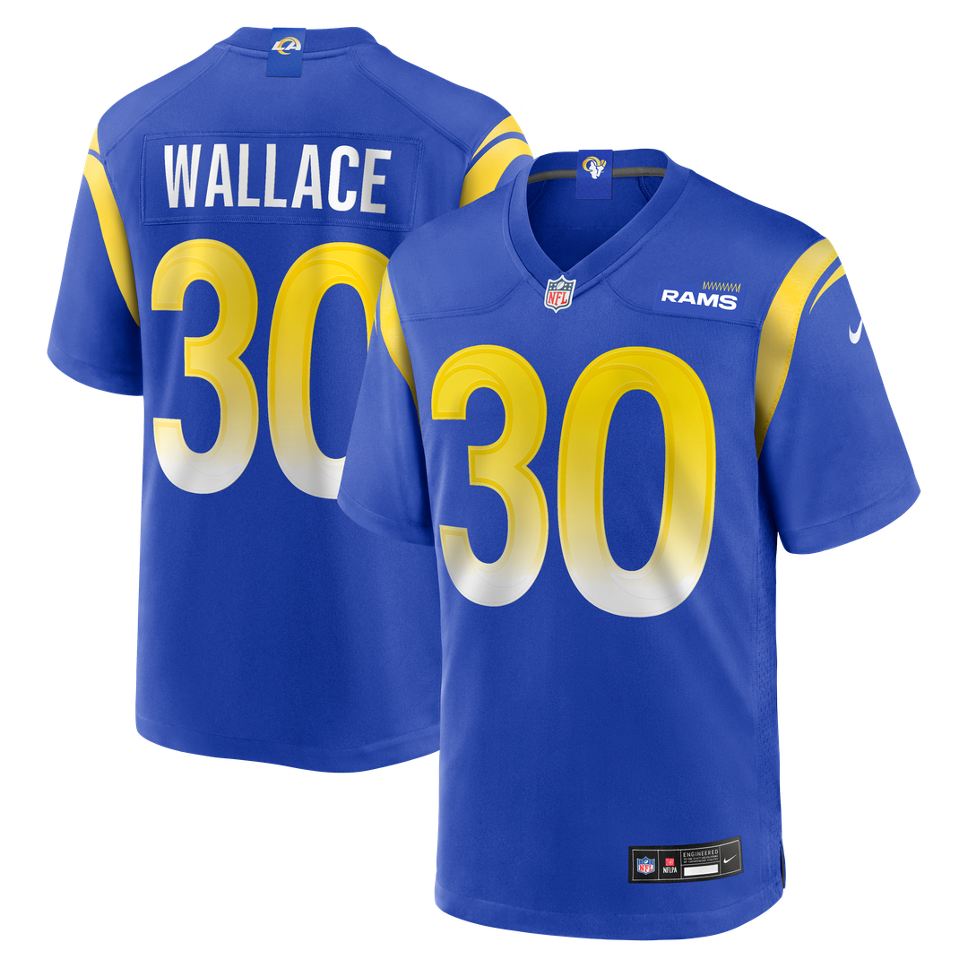 Josh Wallace Los Angeles Rams Nike Game Jersey -  Royal