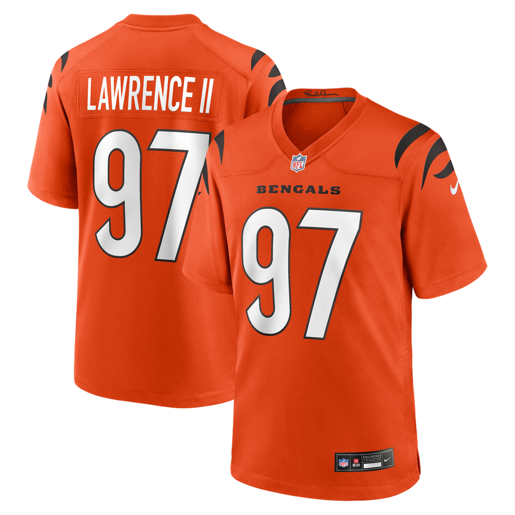 Dexter Lawrence II Cincinnati Bengals Nike Game Jersey - Orange