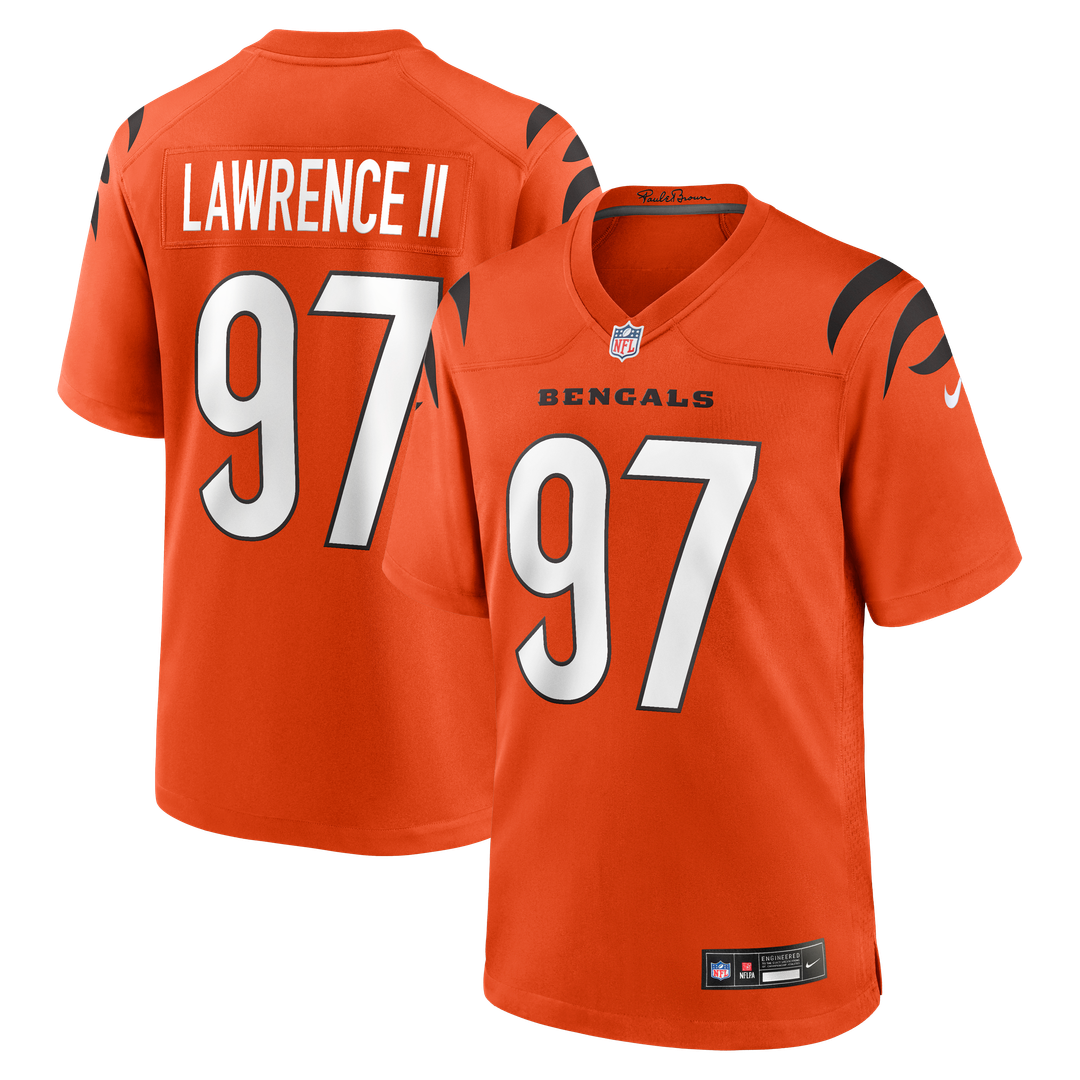 Dexter Lawrence II Cincinnati Bengals Nike Game Jersey - Orange