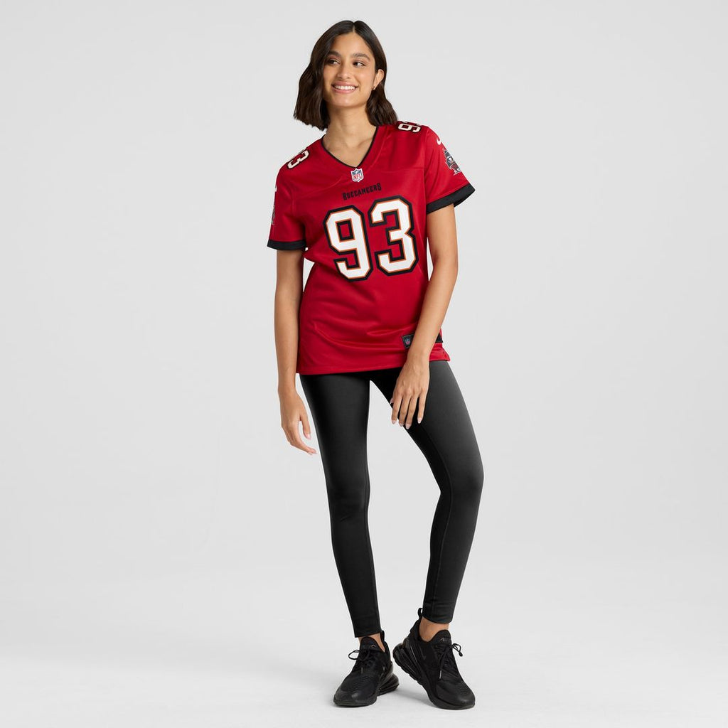 Eric Banks Tampa Bay Buccaneers Nike Women's  Game Jersey -  Red