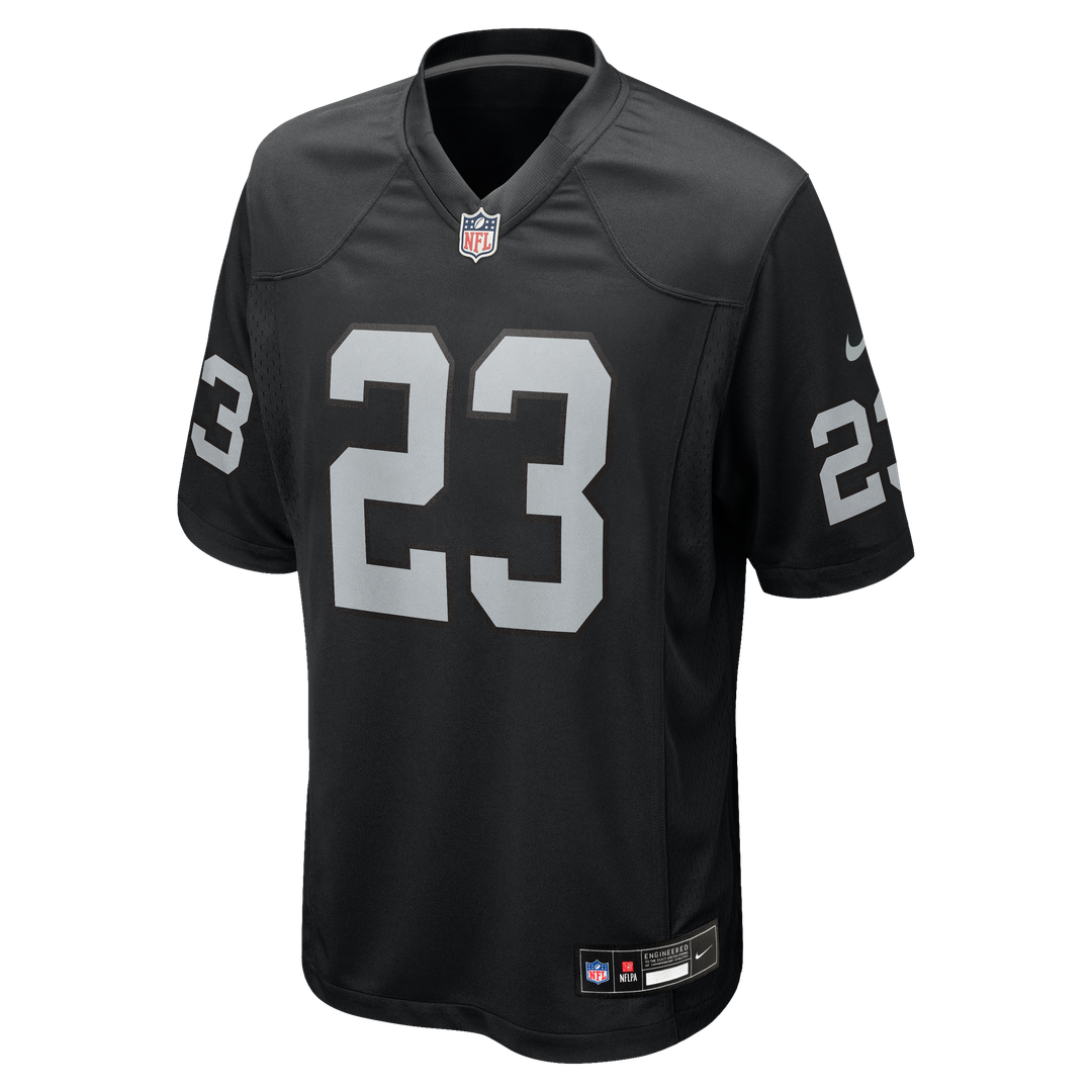 Dylan Laube Las Vegas Raiders Nike Team Game Jersey -  Black