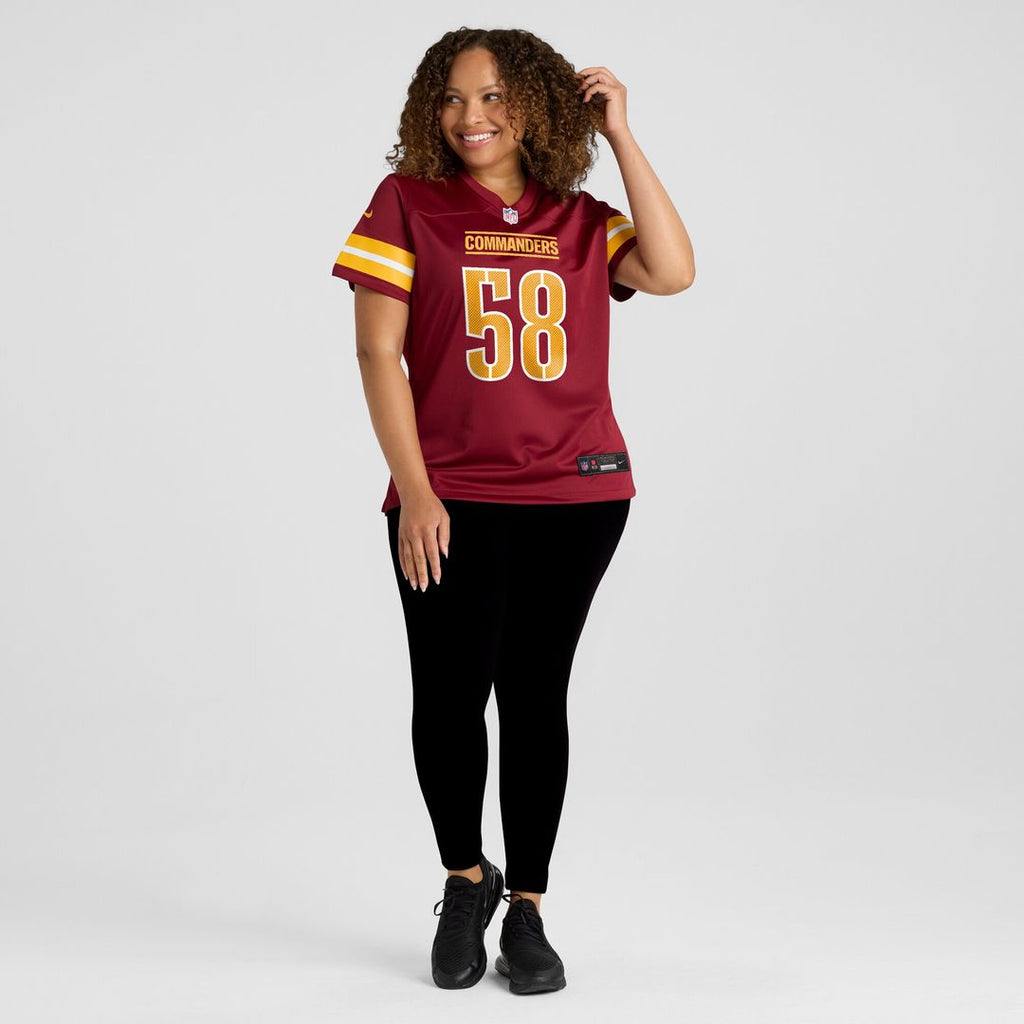 Jordan Magee Washington Commanders Nike Women's Team Game Jersey -  Burgundy