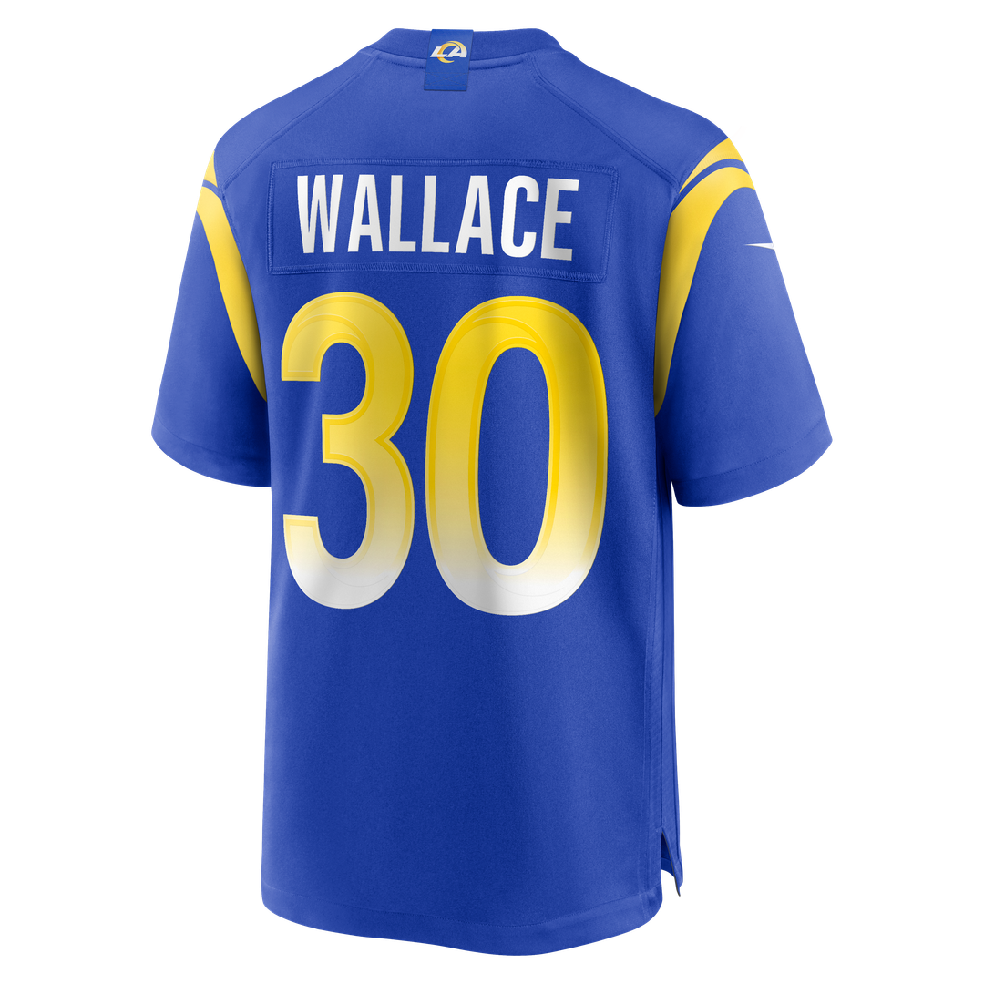 Josh Wallace Los Angeles Rams Nike Game Jersey -  Royal
