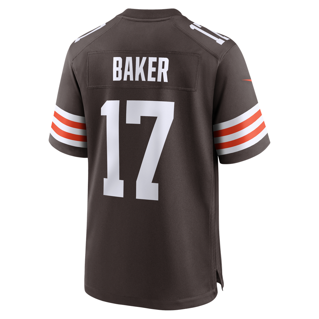 Jerome Baker Cleveland Browns Nike Team Game Jersey -  Brown