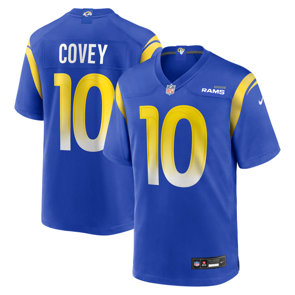 Britain Covey Los Angeles Rams Nike Team Game Jersey -  Royal