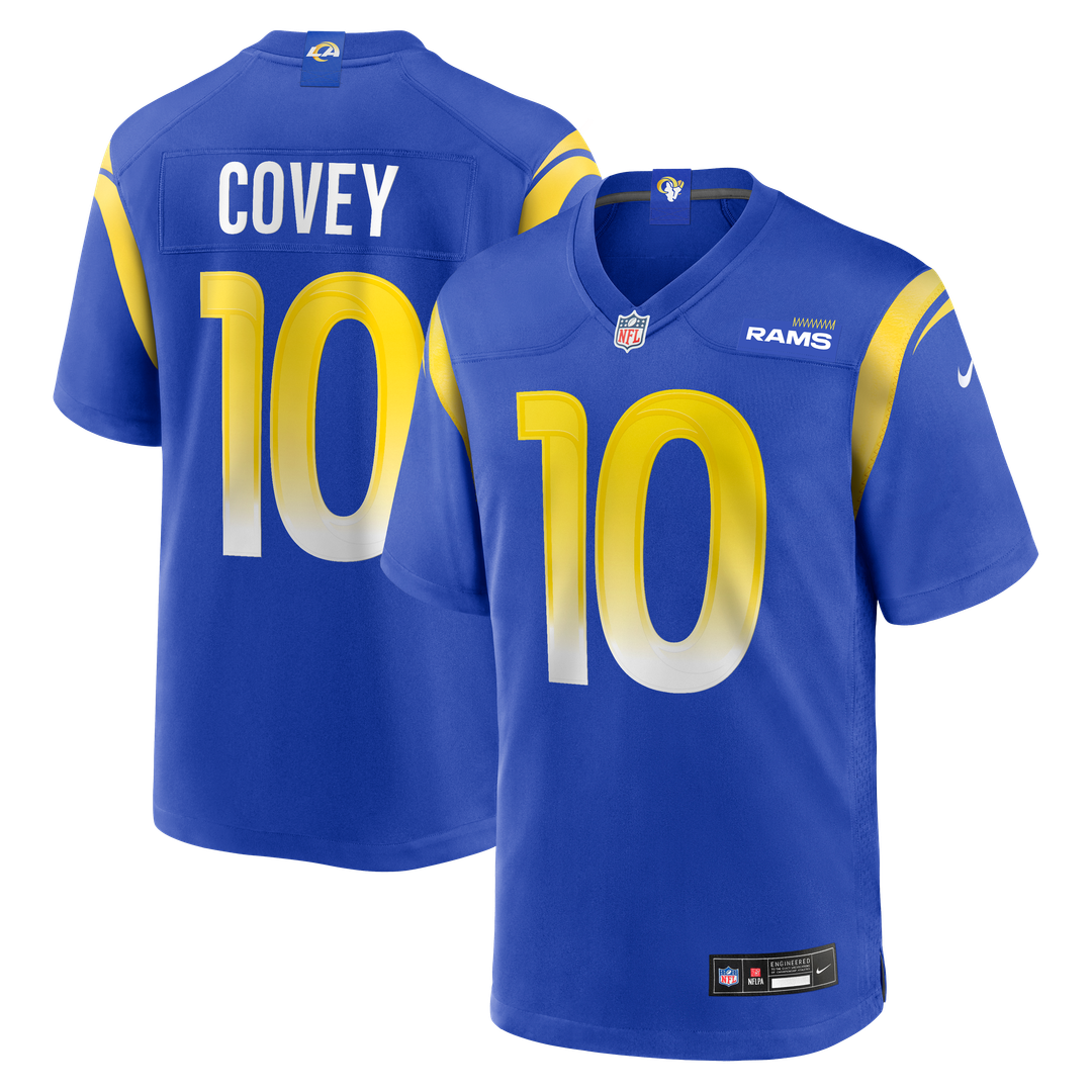 Britain Covey Los Angeles Rams Nike Team Game Jersey -  Royal