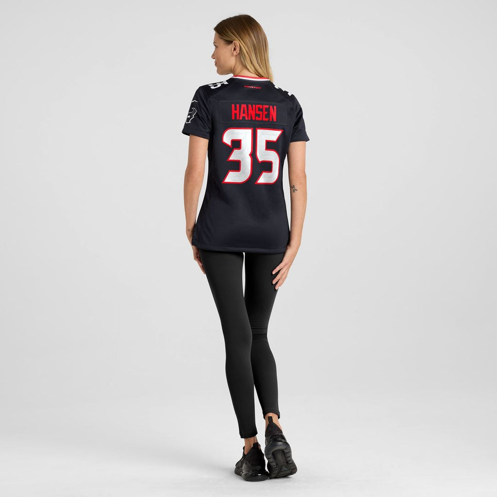 Jake Hansen Houston Texans Nike Women's Team Game Jersey -  Navy