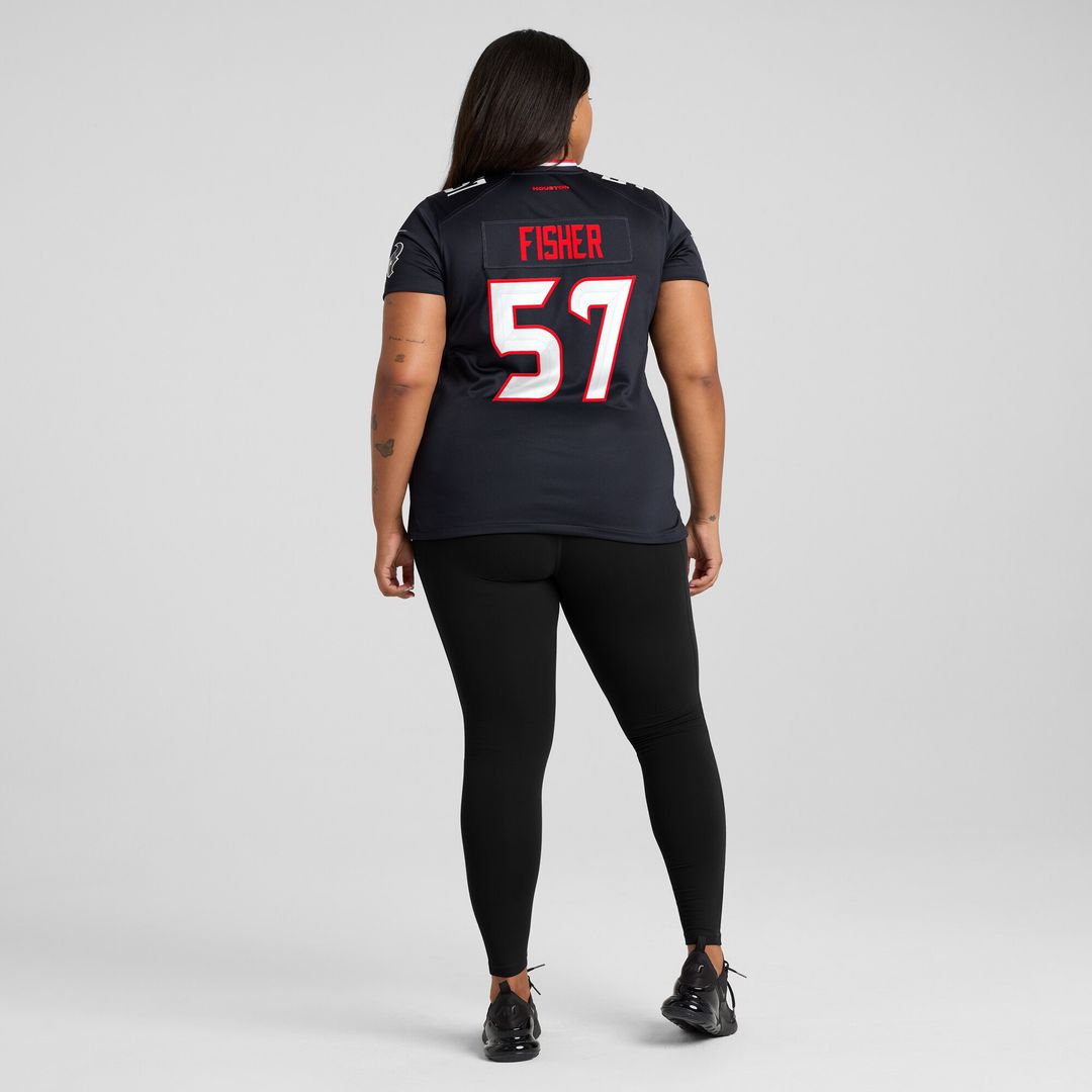 Blake Fisher Houston Texans Nike Women's Team Game Jersey -  Navy