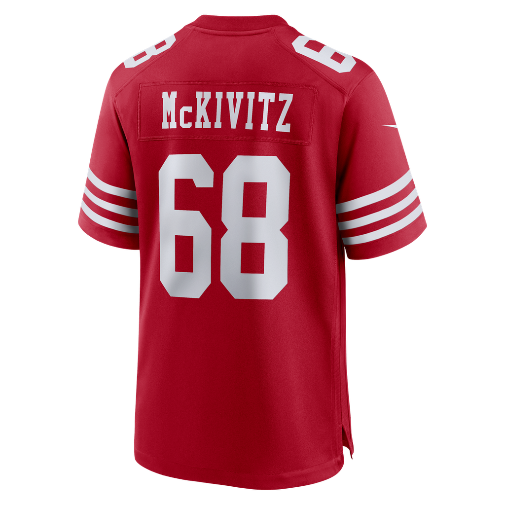 Colton McKivitz San Francisco 49ers Nike  Game Jersey -  Scarlet