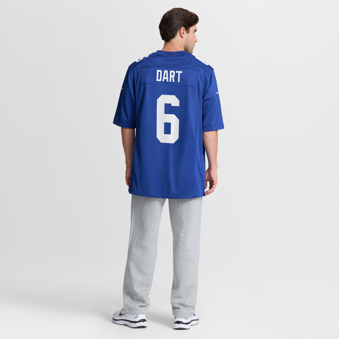 Jaxson Dart New York Giants Nike Alternate Century Red Game Jersey - Red