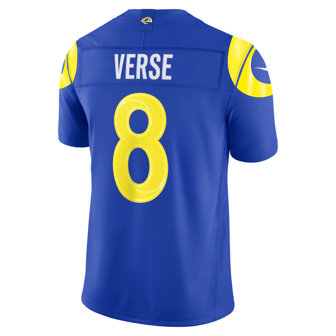 Jared Verse Los Angeles Rams Nike Vapor F.U.S.E. Stitched Limited Jersey - White