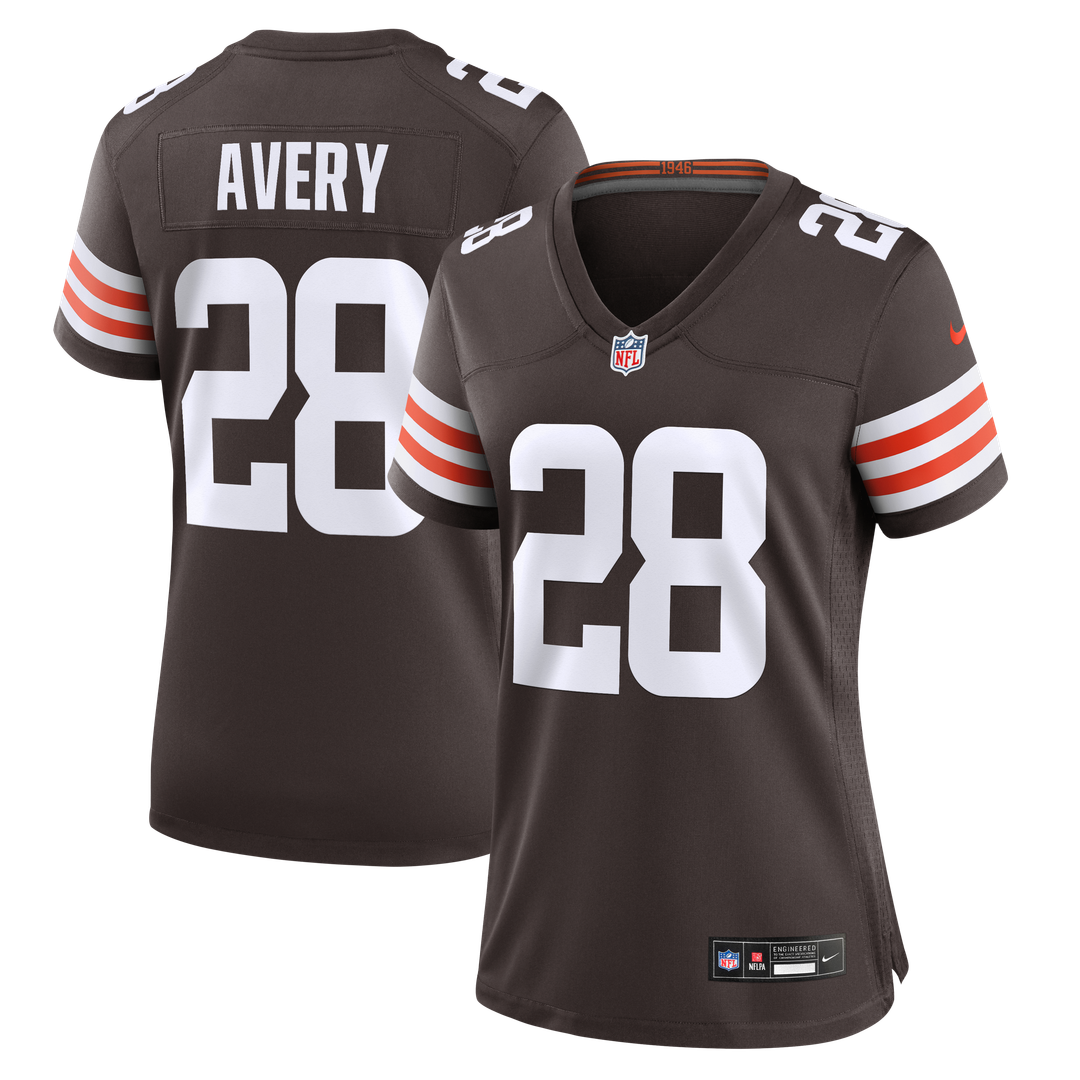 Tre Avery Cleveland Browns Nike Women's Team Game Jersey -  Brown