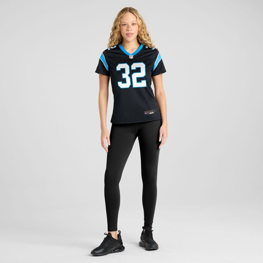 Trevin Wallace Carolina Panthers Nike Women's Team Game Jersey -  Black