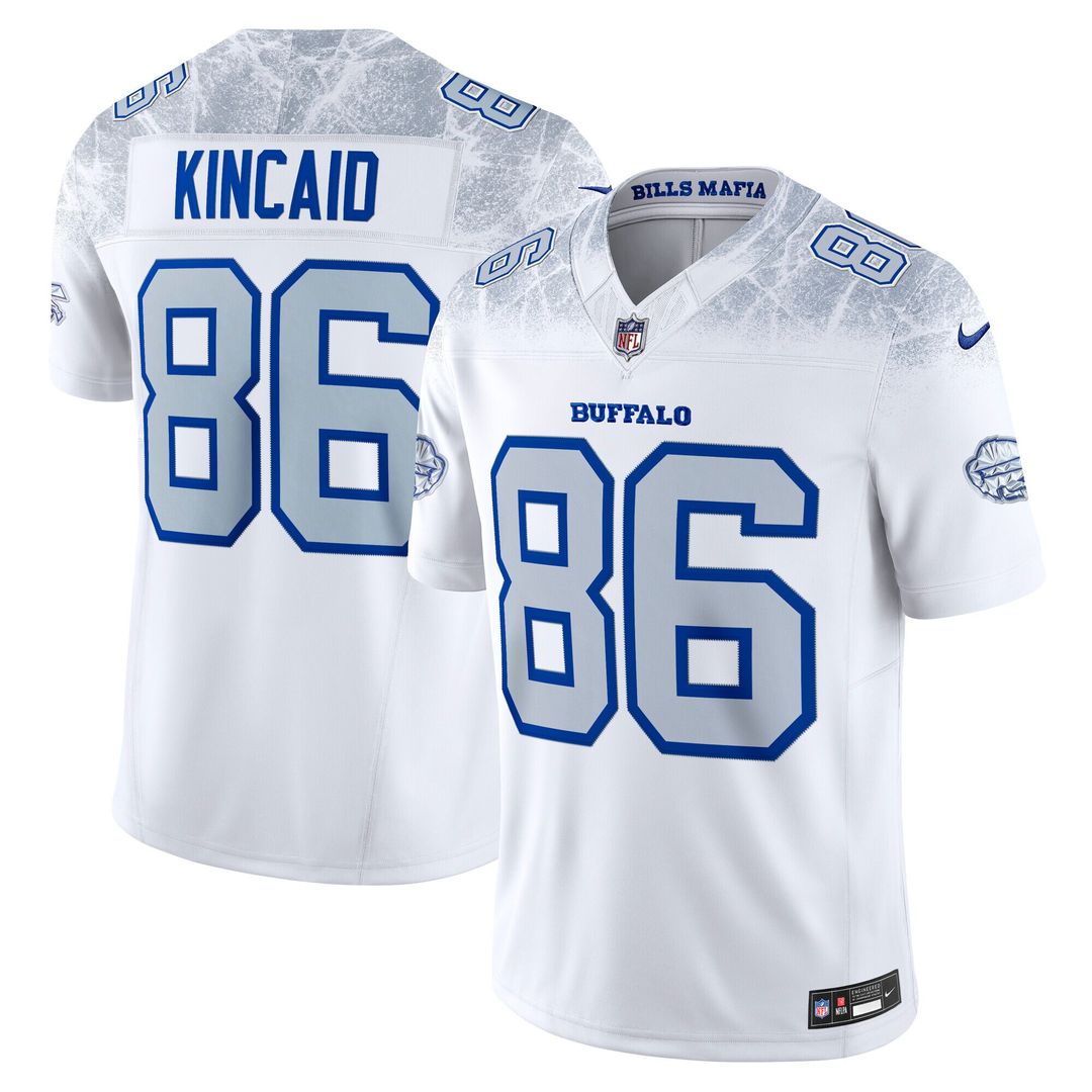 Dalton Kincaid Buffalo Bills Nike 2025 Rivalries Collection Stitched Limited Jersey - White