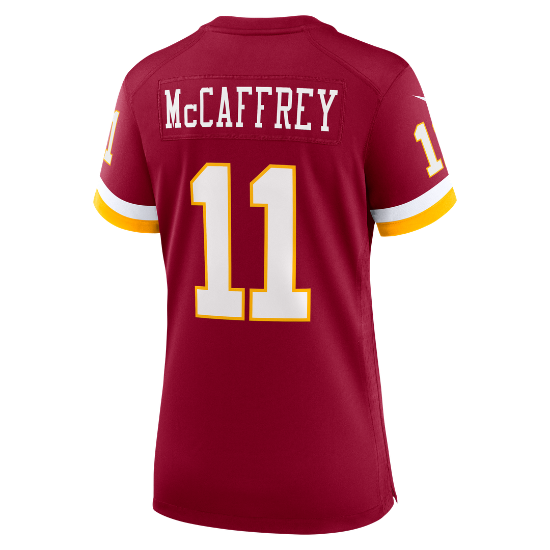 Luke McCaffrey Washington Commanders Nike Women's Game Super Bowl Era Jersey - White