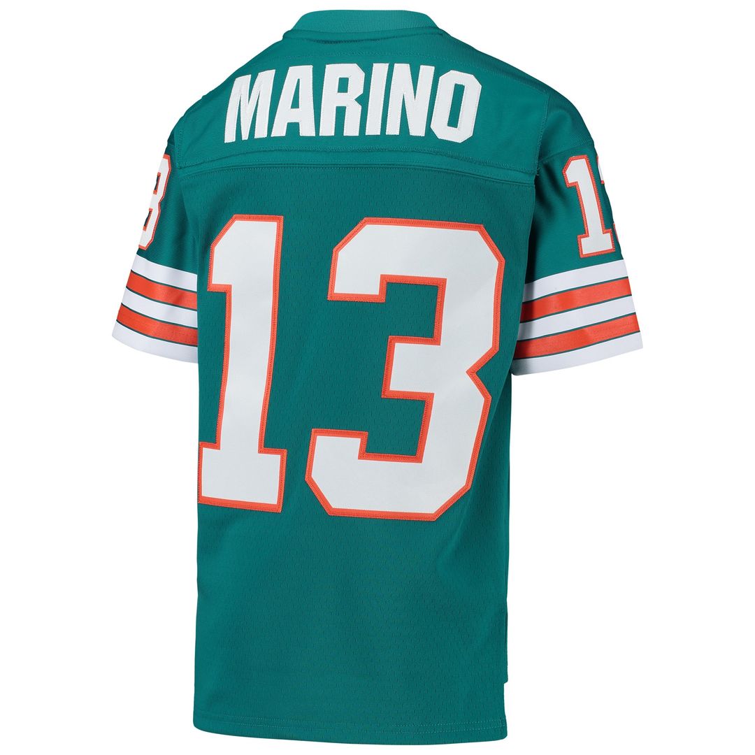 Dan Marino Miami Dolphins Mitchell & Ness Youth 1984 Legacy Retired Player Jersey - Aqua