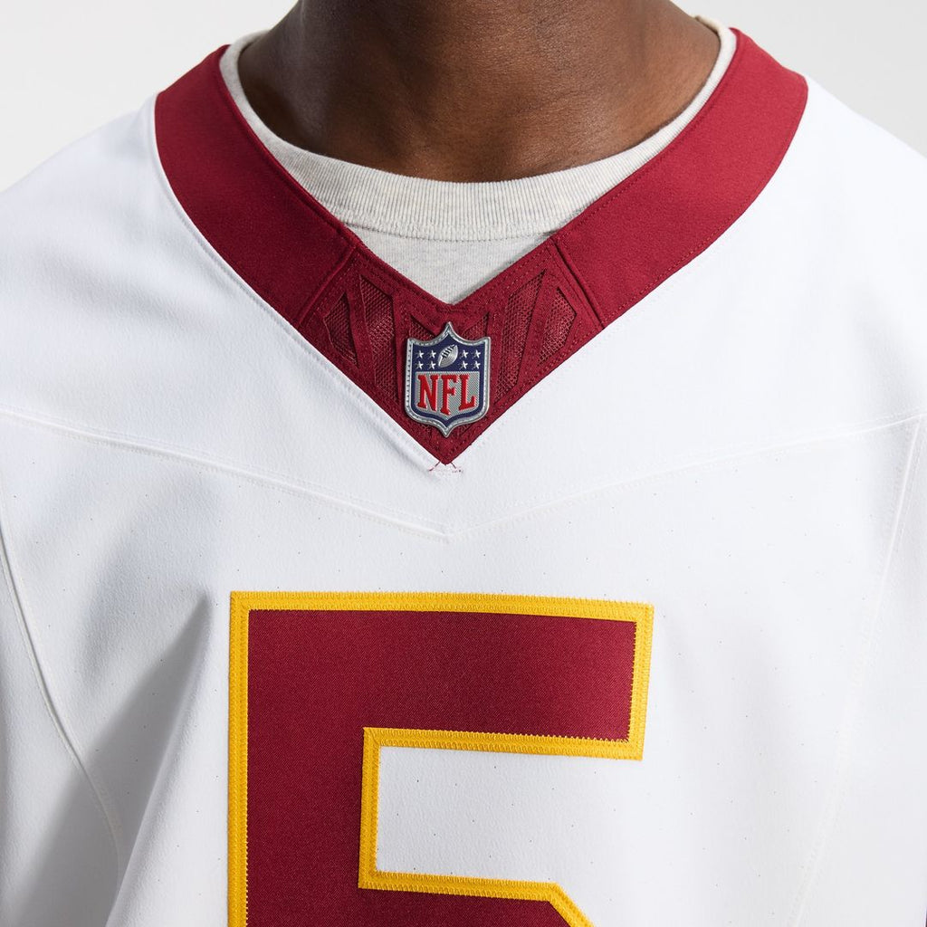 Jayden Daniels Washington Commanders Nike Alternate 2 Super Bowl Era Vapor F.U.S.E. Elite Jersey - White