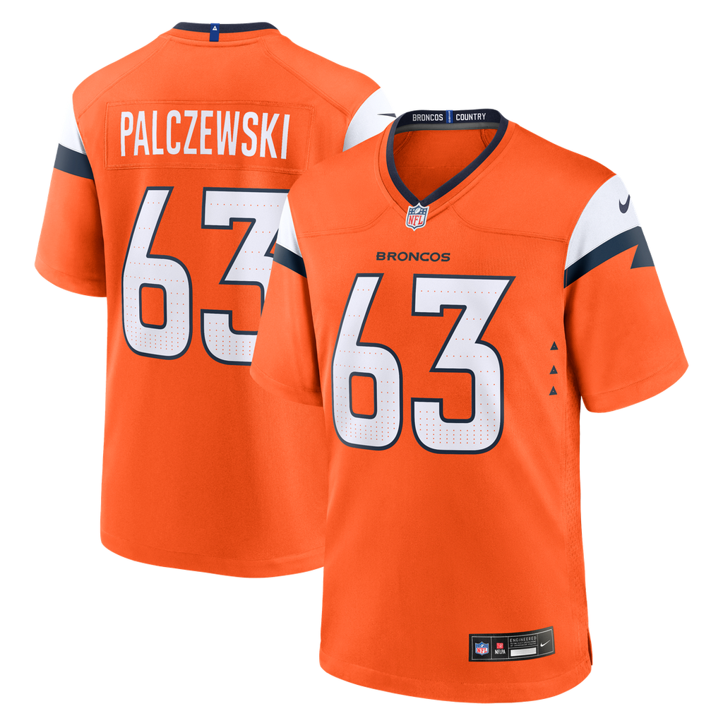 Alex Palczewski Denver Broncos Nike Team Game Jersey -  Orange
