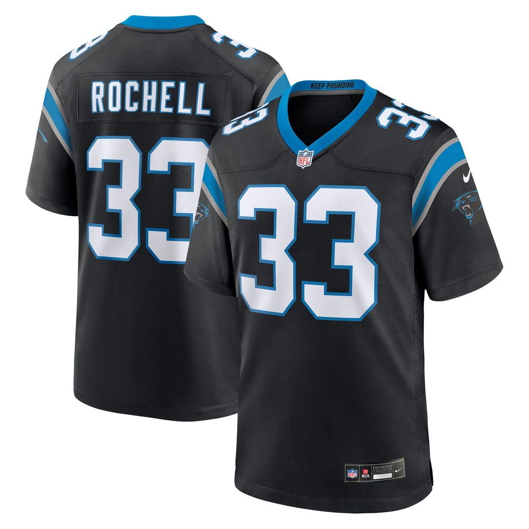 Robert Rochell Carolina Panthers Nike Team Game Jersey -  Black