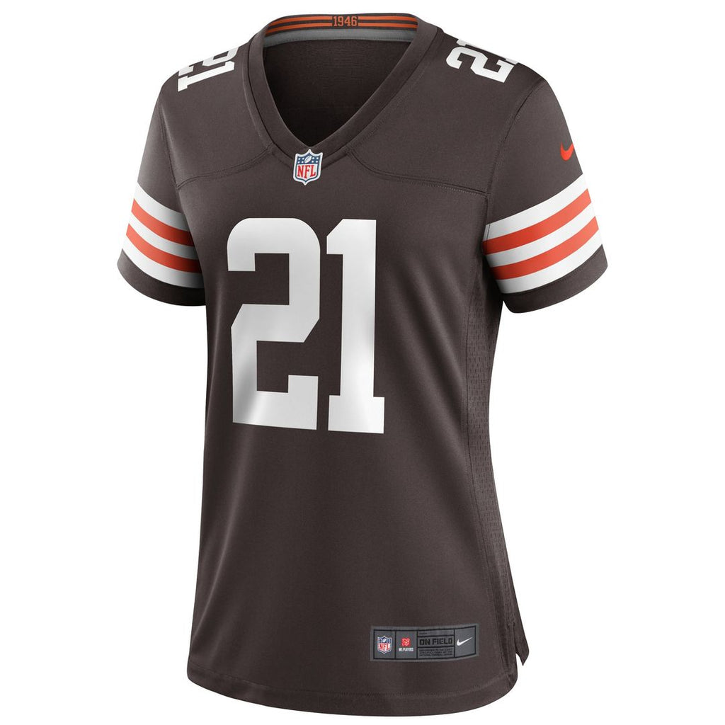 Denzel Ward Cleveland Browns Nike Women's Player Game Jersey - Brown