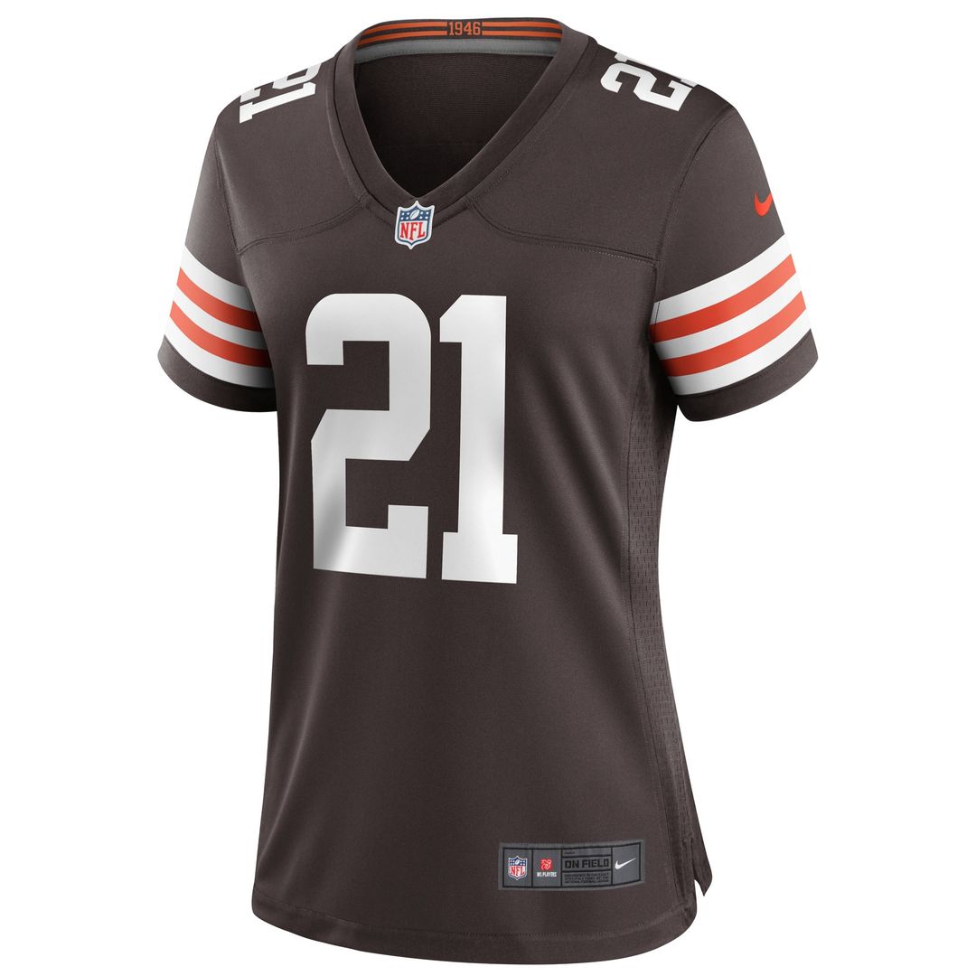 Denzel Ward Cleveland Browns Nike Women's Player Game Jersey - Brown