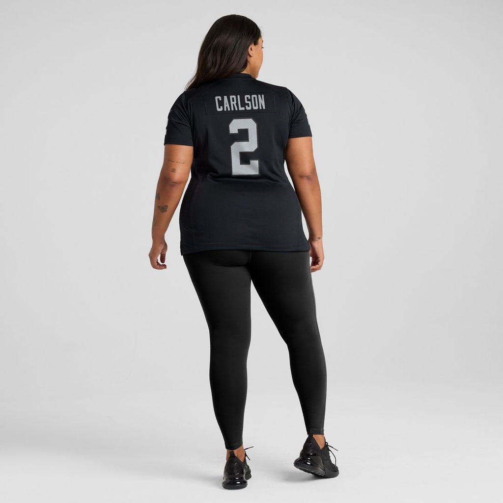 Daniel Carlson Las Vegas Raiders Nike Women's Player Game Jersey - Black