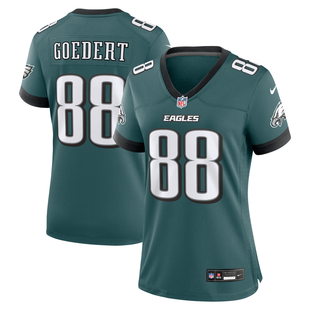 Dallas Goedert Philadelphia Eagles Nike Women's Team Game Jersey -  Midnight Green