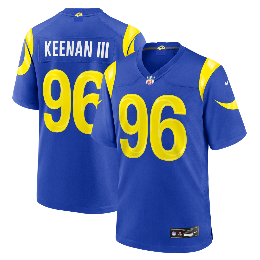 Tim Keenan III Los Angeles Rams Nike Team Game Jersey - Royal