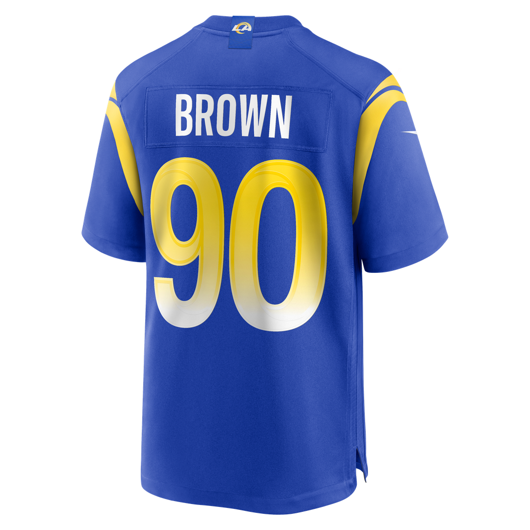 Earnest Brown IV Los Angeles Rams Nike Team Game Jersey -  Royal