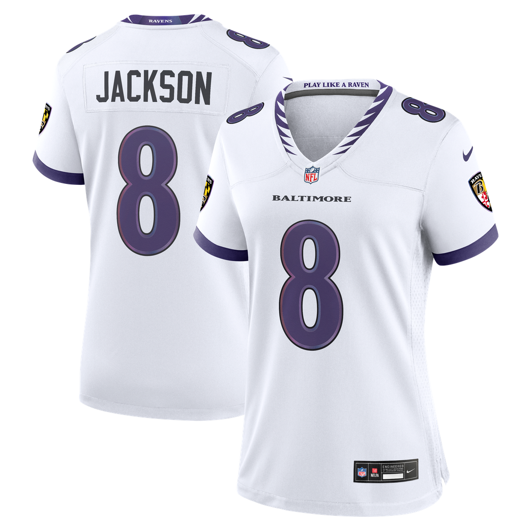 Lamar Jackson Baltimore Ravens Nike Women's Alternate Game Jersey - Purple