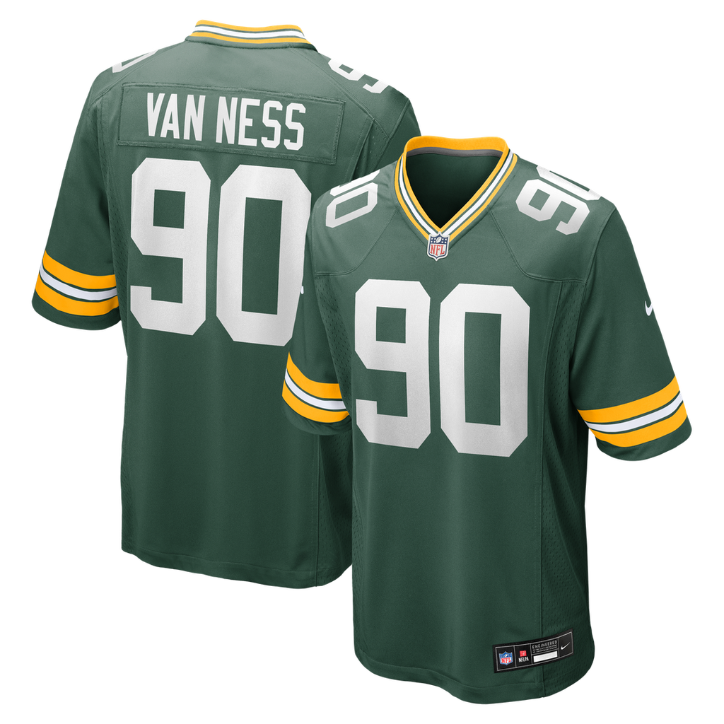 Lukas Van Ness Green Bay Packers Nike  Game Jersey - Green
