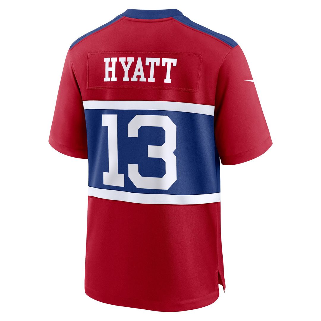 Jalin Hyatt New York Giants Nike Youth Game Jersey - Red