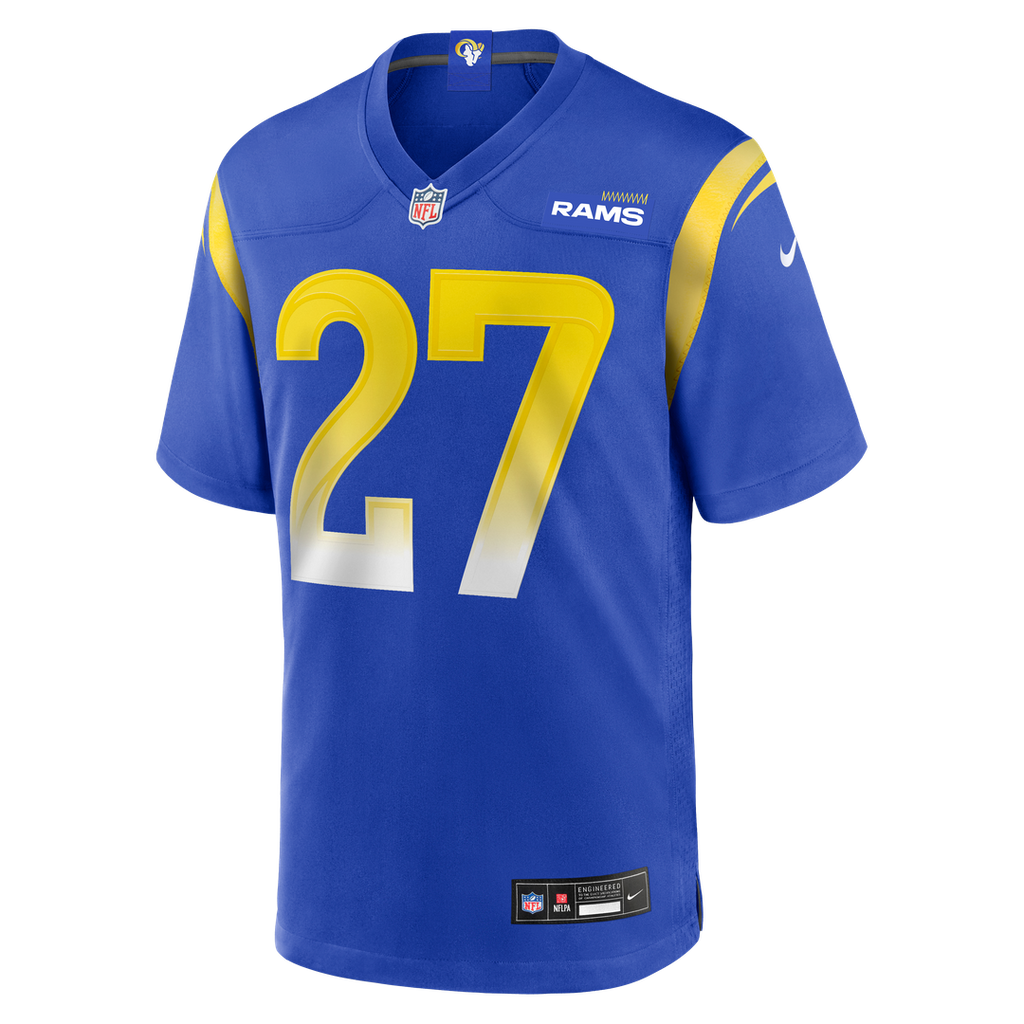 Jarquez Hunter Los Angeles Rams Nike Team Game Jersey -  Royal