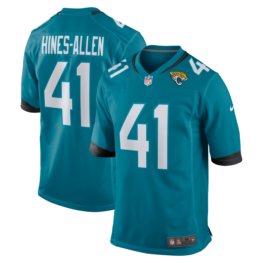 Josh Hines-Allen Jacksonville Jaguars Nike Player Game Jersey - Teal