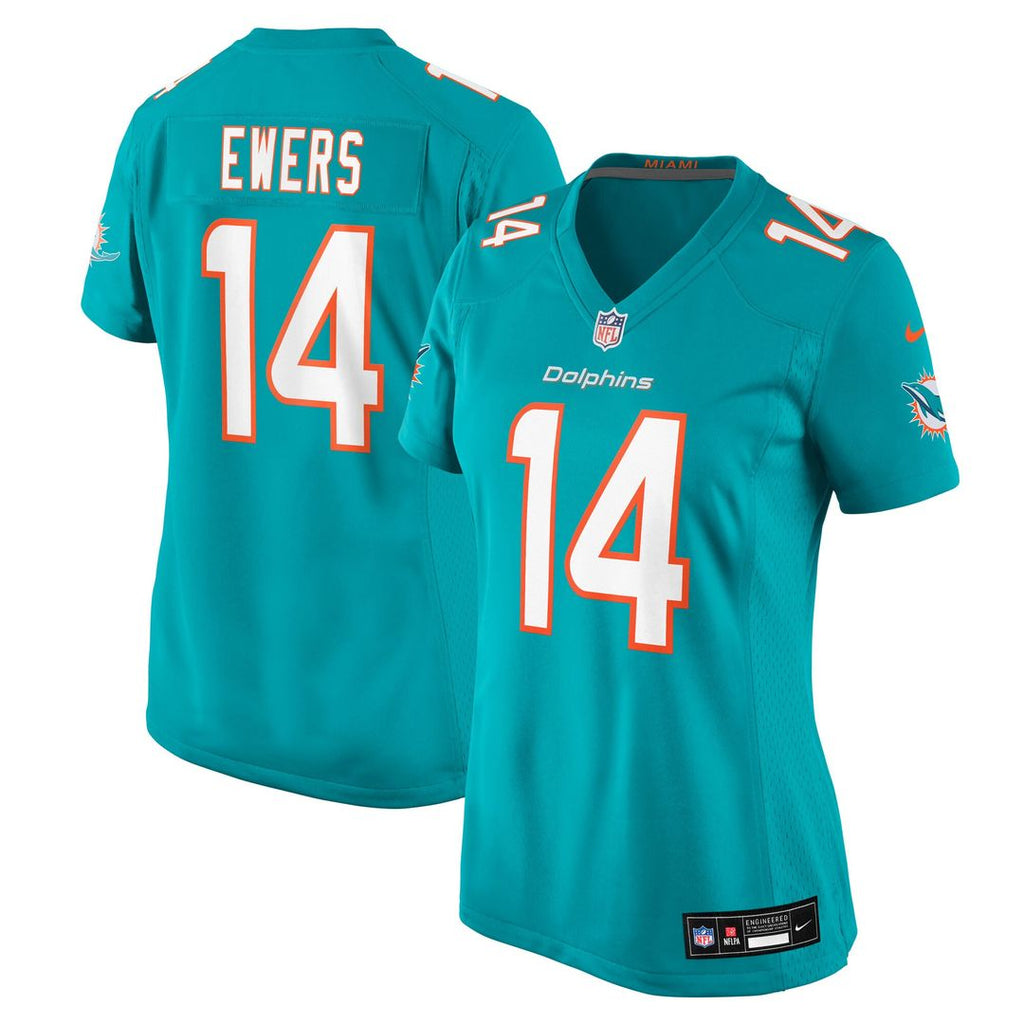 Quinn Ewers Miami Dolphins Nike Women's Team Game Jersey -  Aqua