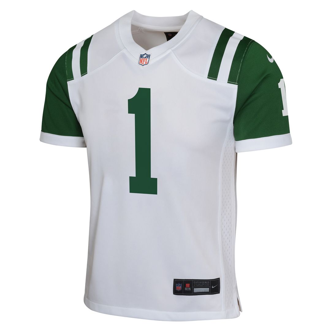Ahmad Sauce Gardner New York Jets Nike Youth Game Jersey - White