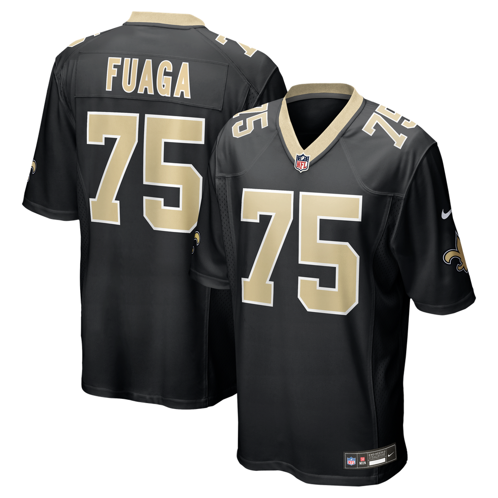 Taliese Fuaga New Orleans Saints Nike  Player Game Jersey - Black