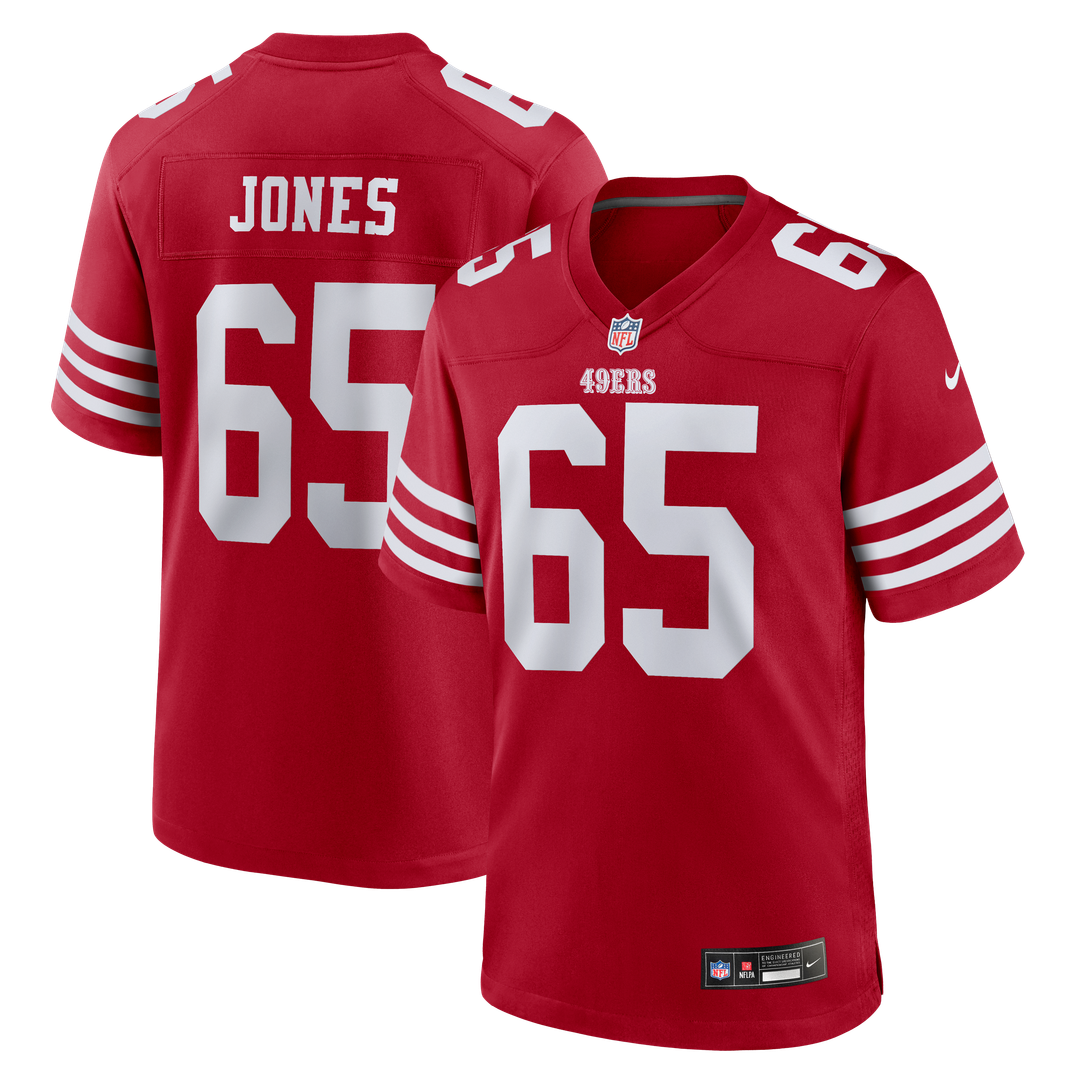 Robert Jones San Francisco 49ers Nike Team Game Jersey -  Scarlet